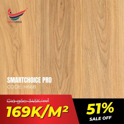 Sàn Gỗ Cốt Xanh Smartchoice PRO 8mm H668